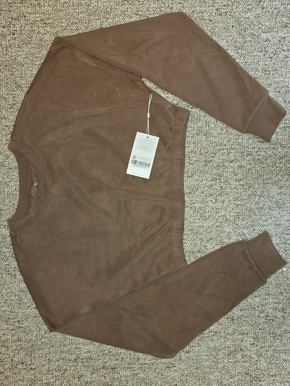 BuffBunny Brown Luxe Long Sleeve Crop - Medium
